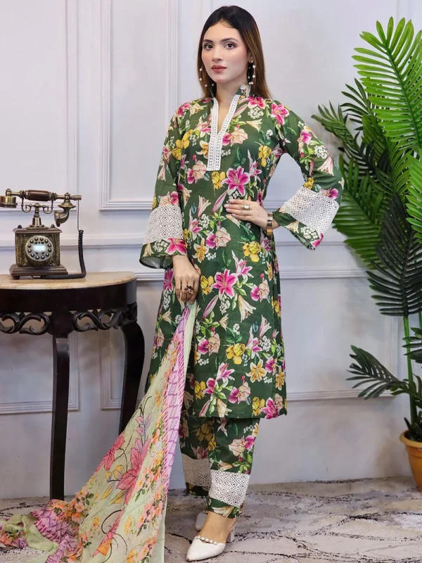 Inspired Pakistani Dress Stitched - Image 5