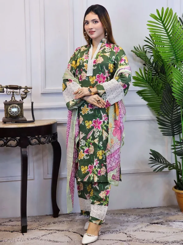 Inspired Pakistani Dress Stitched - Image 2