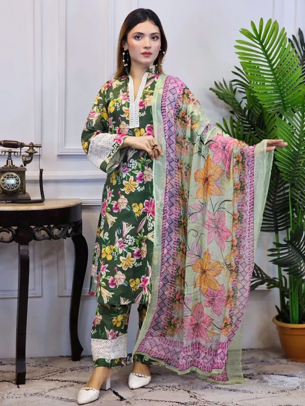 Inspired Pakistani Dress Stitched - Image 3