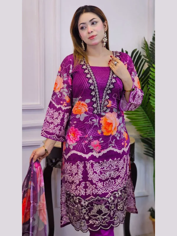 Pakistani-Inspired Lawn (Indian Version) - Image 5