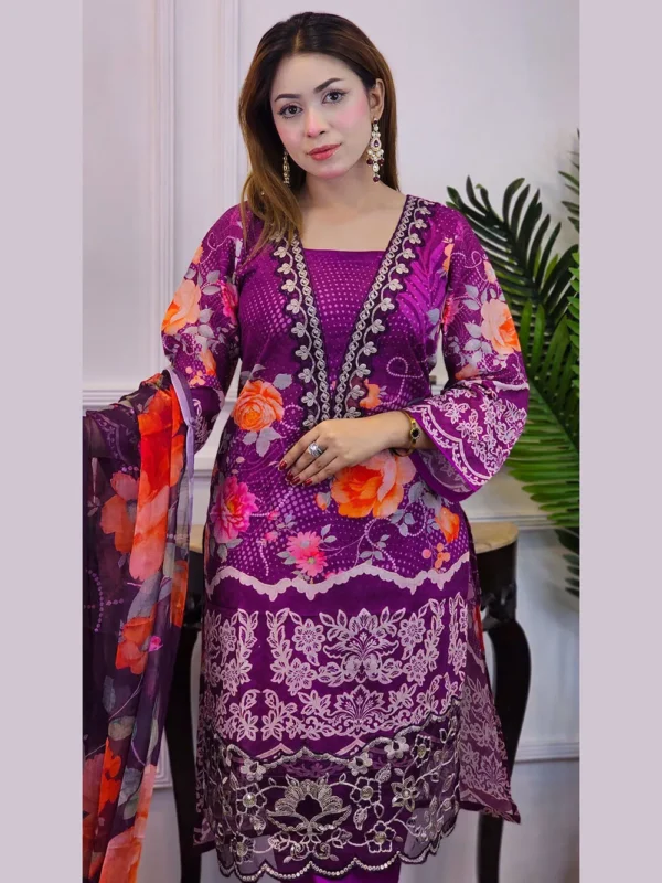 Pakistani-Inspired Lawn (Indian Version) - Image 7