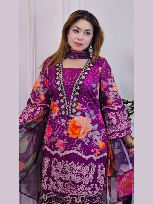Pakistani-Inspired Lawn (Indian Version) - Image 6