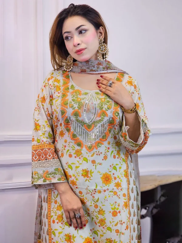 Pakistani-Inspired Lawn (Indian Version) - Image 2