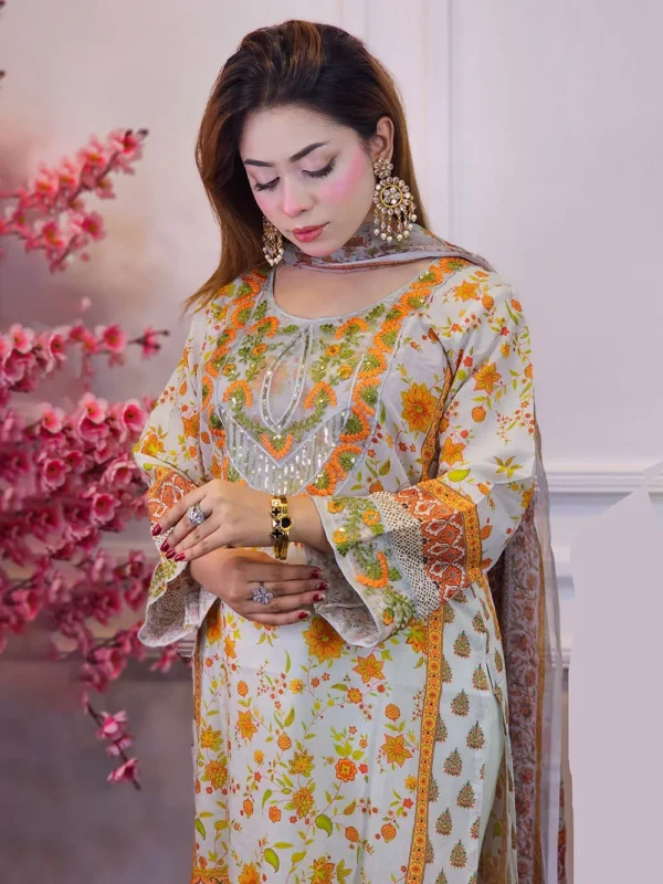 Pakistani-Inspired Lawn (Indian Version) - Image 5